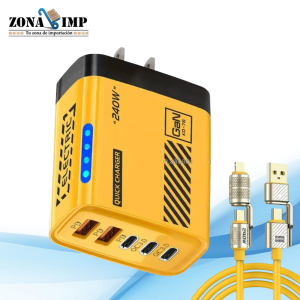 CARGADOR 240W MULTIPUERTO